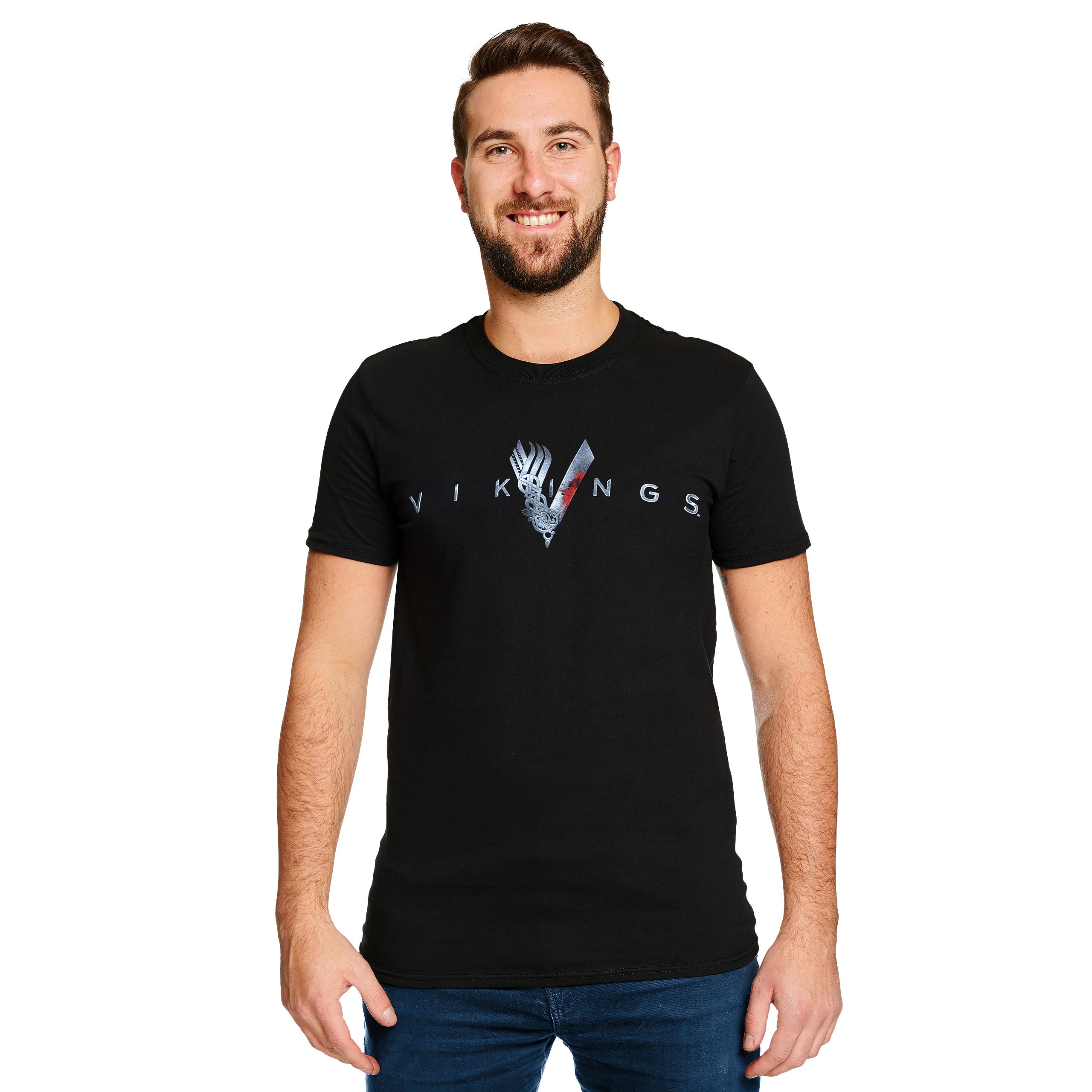 Produktbild Vikings - Welcome T-Shirt schwarz