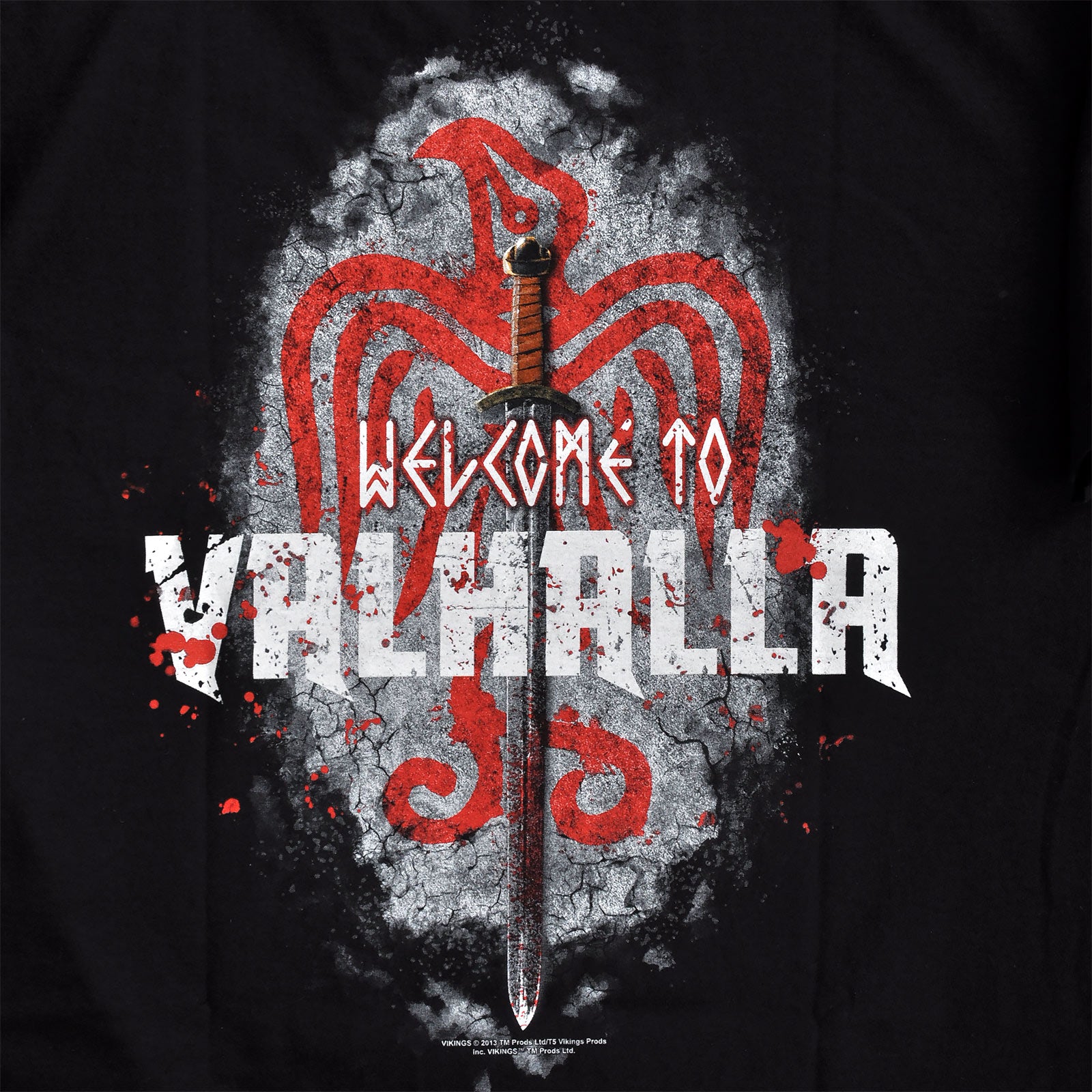 Produktbild Vikings - Welcome T-Shirt schwarz