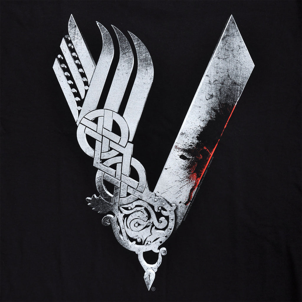 Produktbild Vikings - Logo T-Shirt schwarz