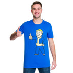 Produktbild Fallout 4 - Vault Boy T-Shirt blau