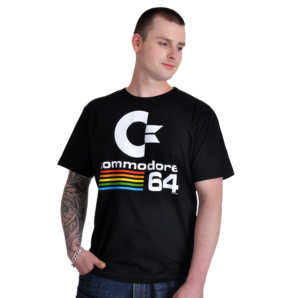 Produktbild Commodore 64 - Logo T-Shirt schwarz
