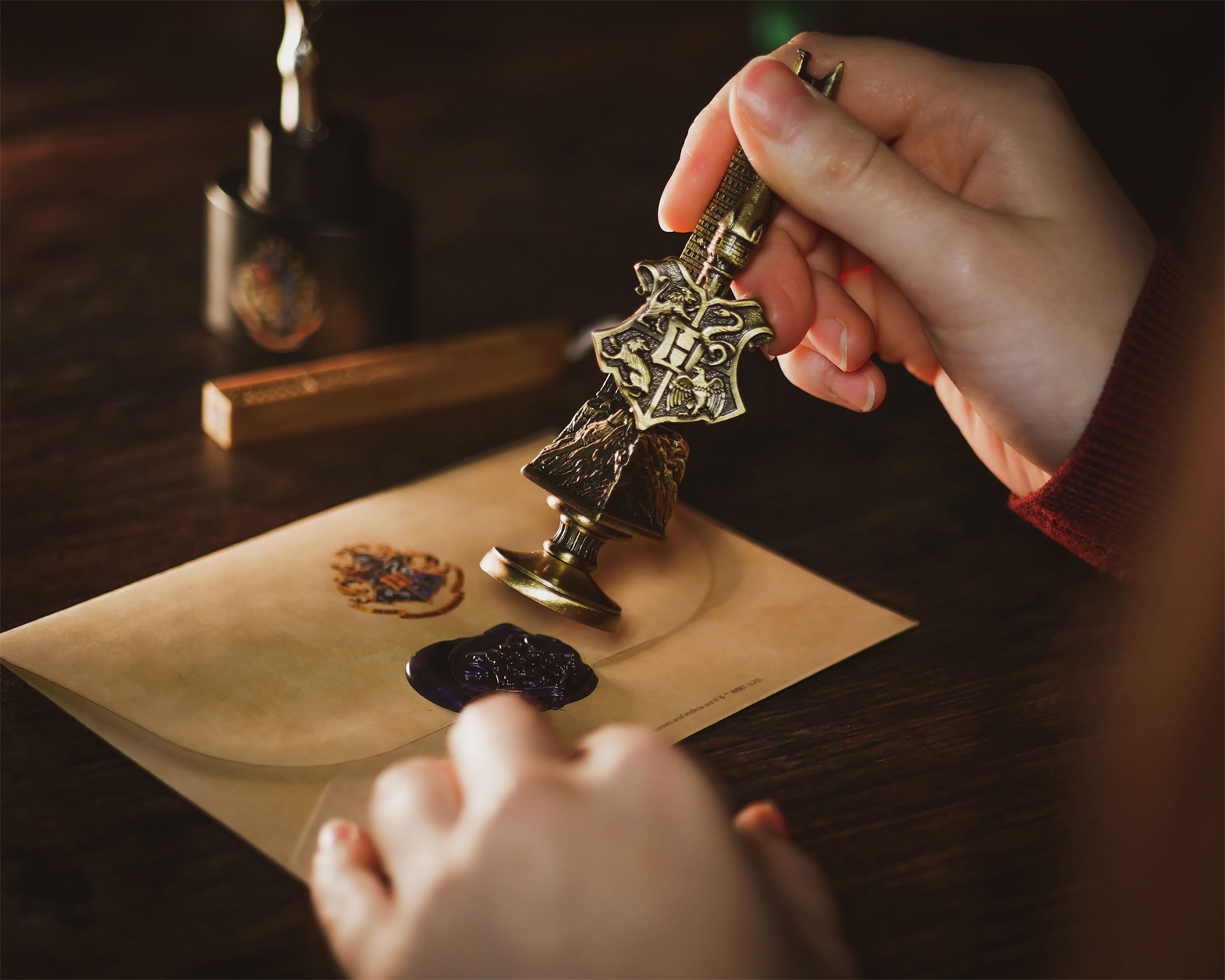 Produktbild Harry Potter - Hogwarts Siegel mit Wachs
