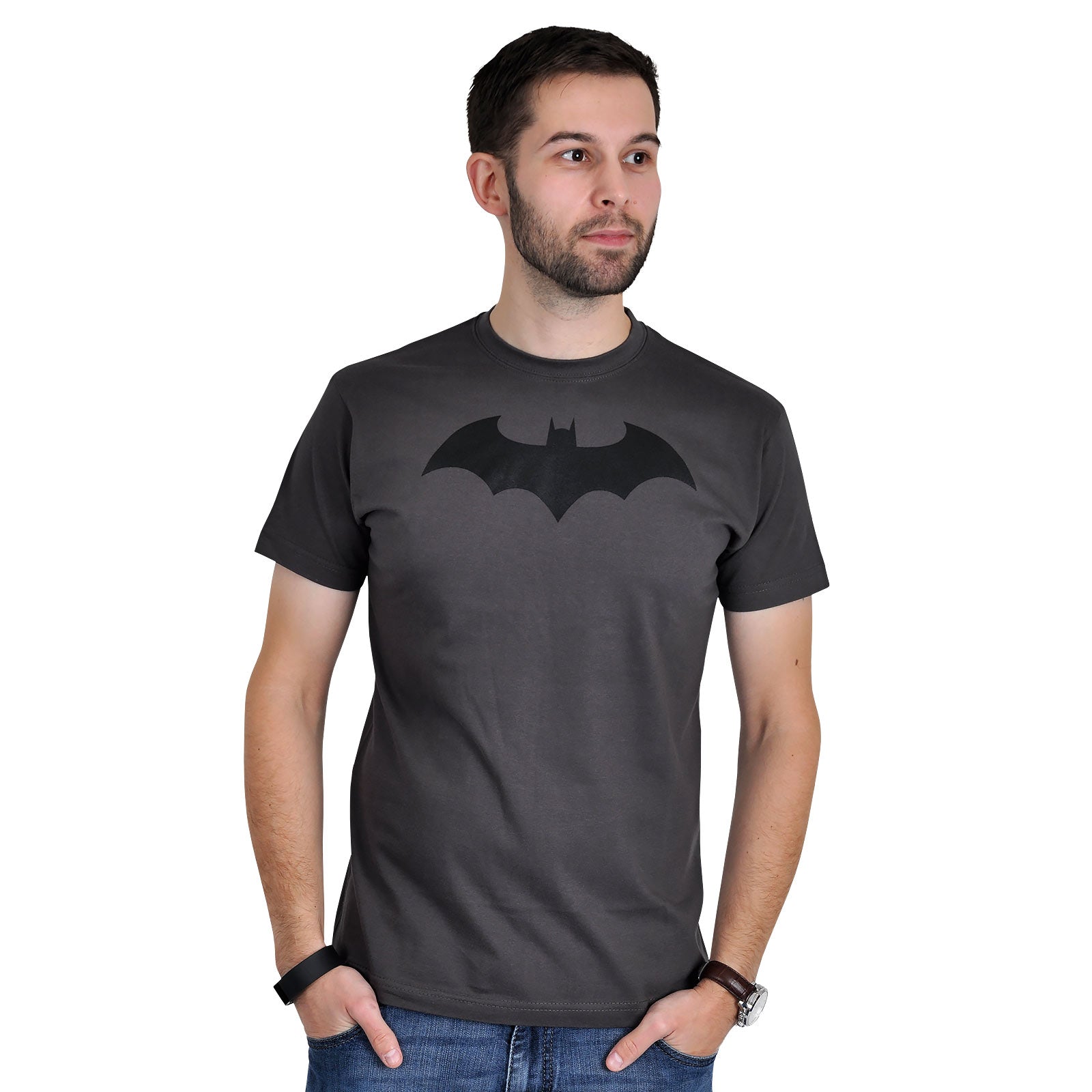 Produktbild Batman - Bat Logo T-Shirt grau