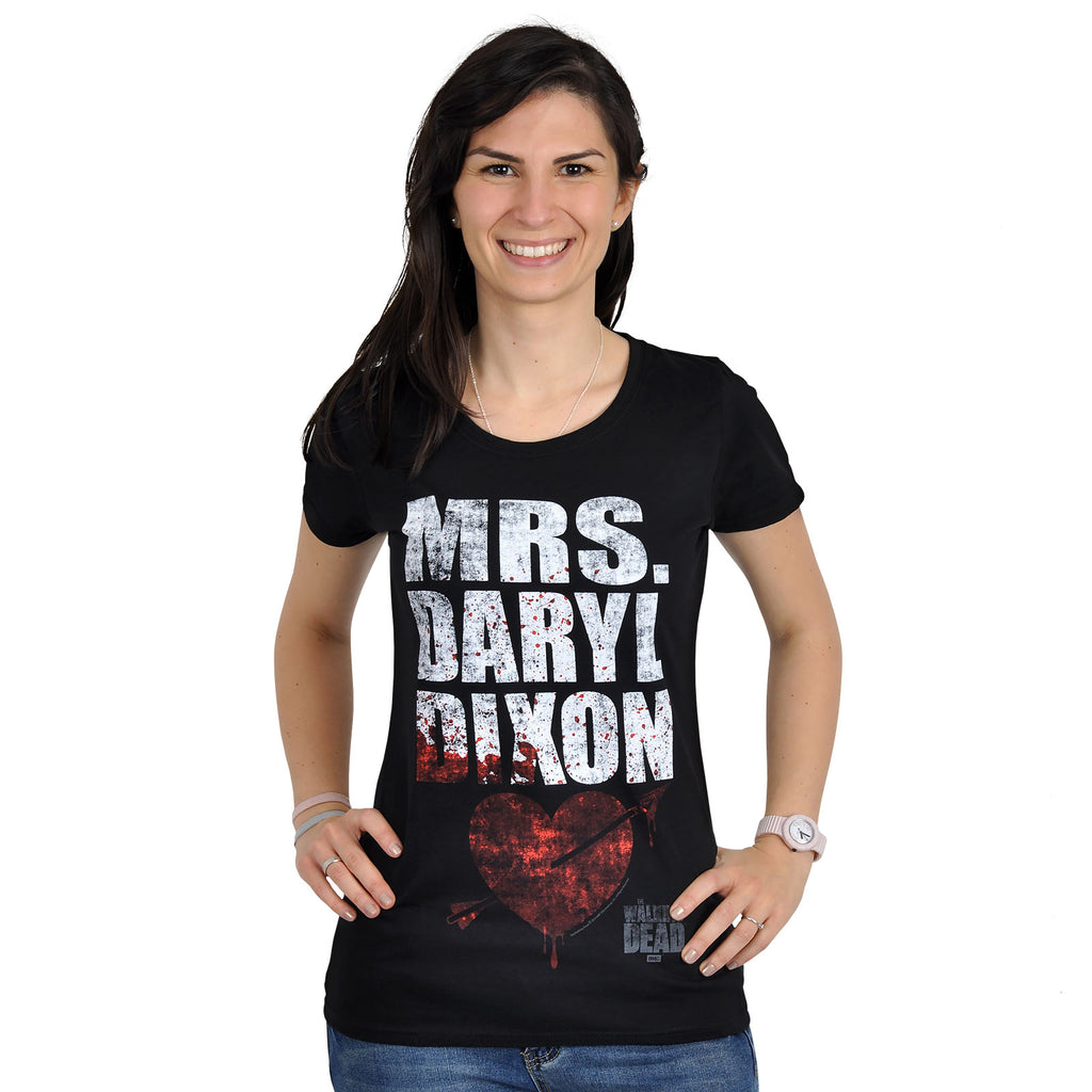 Produktbild Walking Dead - Mrs. Dixon Girlie Shirt schwarz