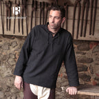 Produktbild Mittelalter Hemd Tristan schwarz