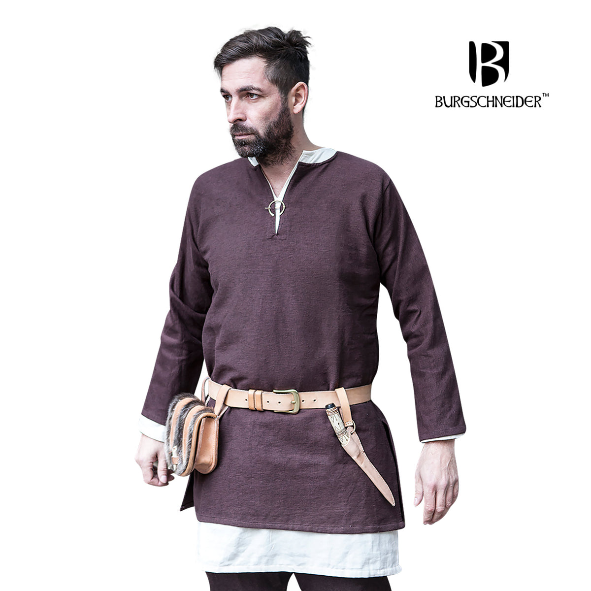 Produktbild Mittelalter Kurztunika Erik braun