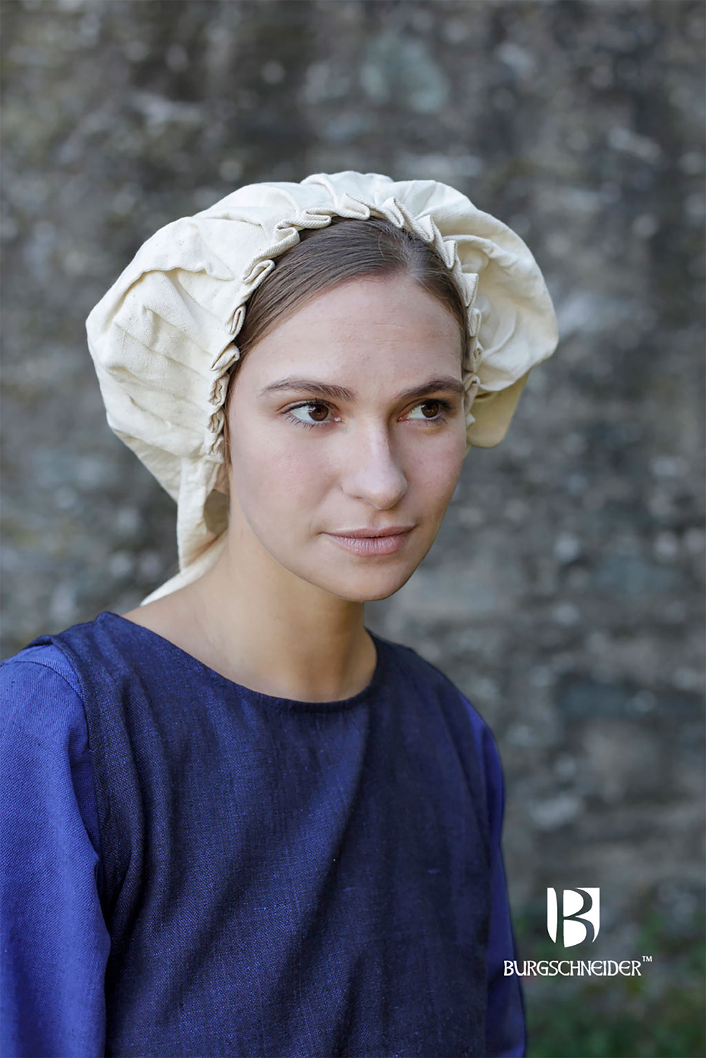 Produktbild Mittelalter Haube Anna natur