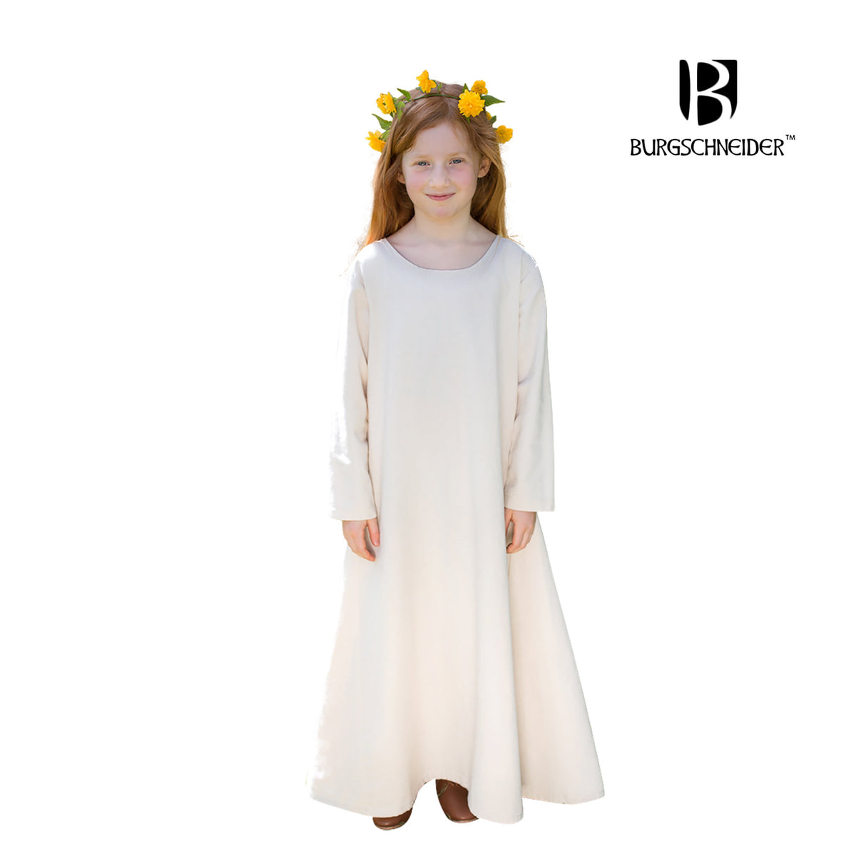 Produktbild Mittelalter Kinder Unterkleid Ylvi natur