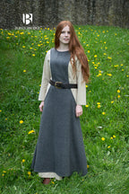 Produktbild Mittelalter Überkleid Surcot Albrun grau