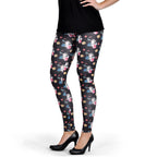 Produktbild Bambi - Klopfer Flower Power Leggings schwarz
