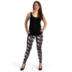 Produktbild Bambi - Klopfer Flower Power Leggings schwarz