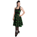 Produktbild Rockabilly-Kleid Bat schwarz-grün