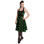 Produktbild Rockabilly-Kleid Bat schwarz-grün