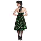 Produktbild Rockabilly-Kleid Bat schwarz-grün