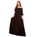 Produktbild Mittelalter Kleid Kurzarm braun