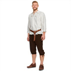 Produktbild Mittelalter Kniebundhose mit Schnürung braun