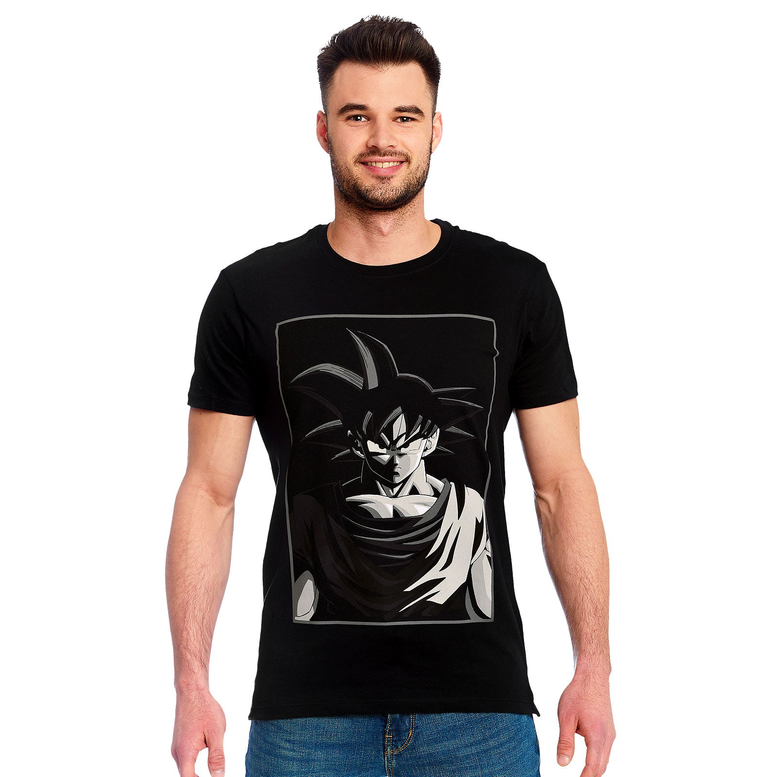 Product image Dragon Ball - Goku Manga Face T-Shirt Black