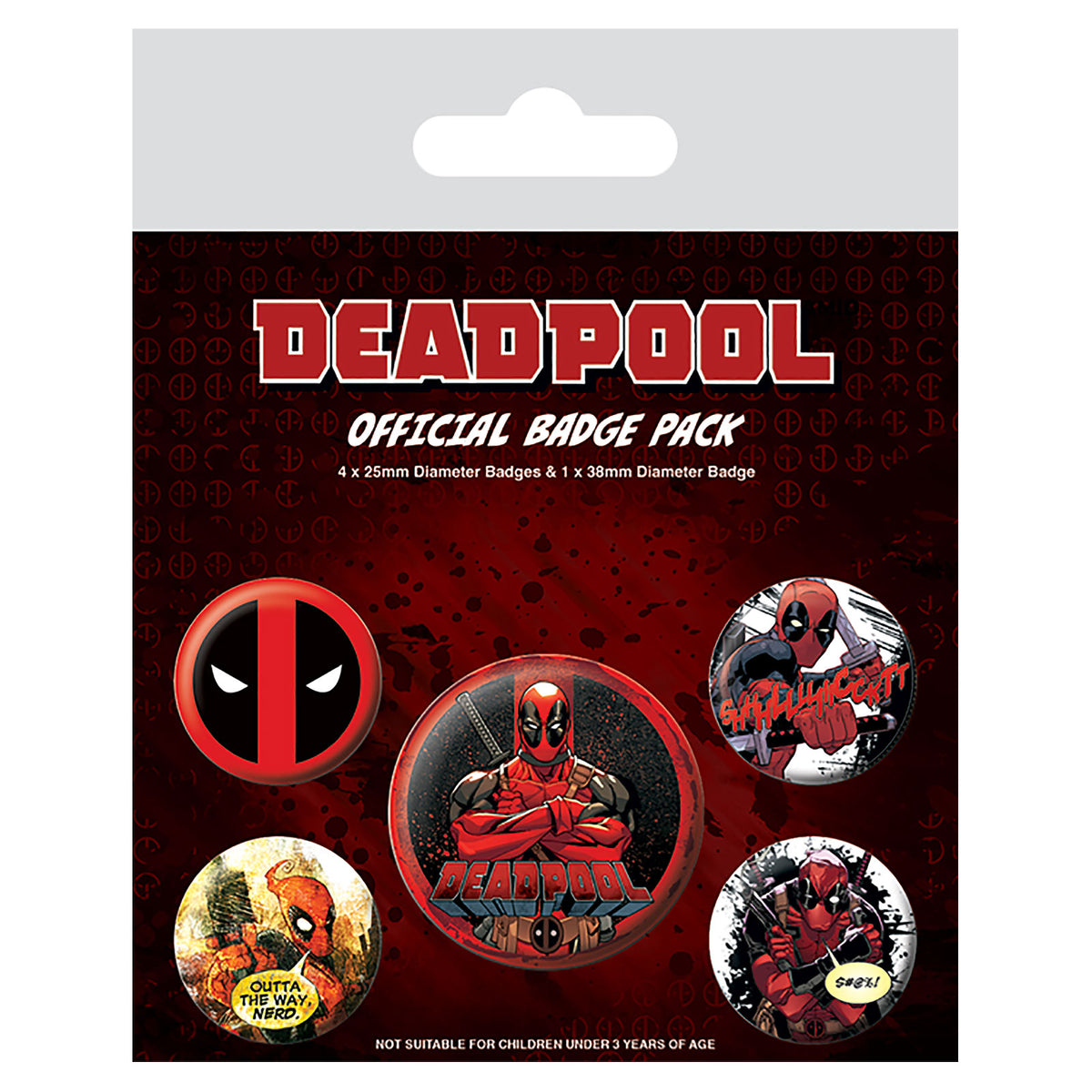Produktbild Deadpool 5er Button-Set