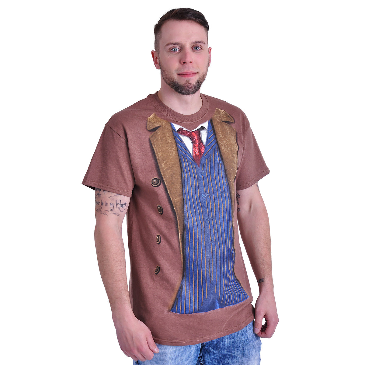 Produktbild Doctor Who - 10. Doctor T-Shirt braun