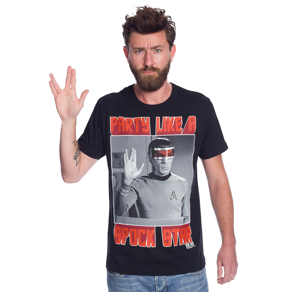 Produktbild Star Trek - Spock Star T-Shirt schwarz