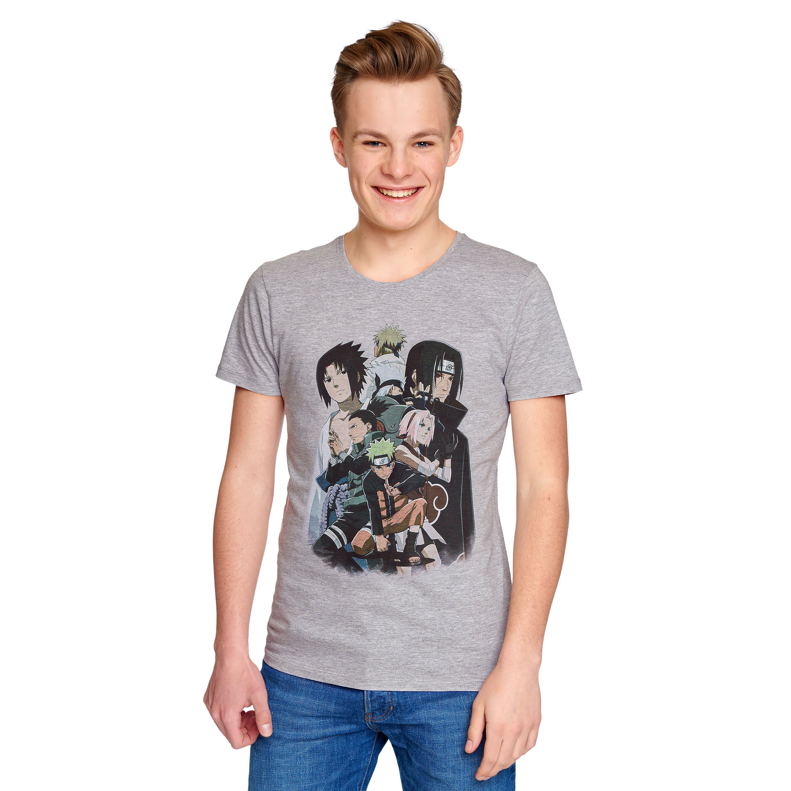 Produktbild Naruto - Group T-Shirt grau