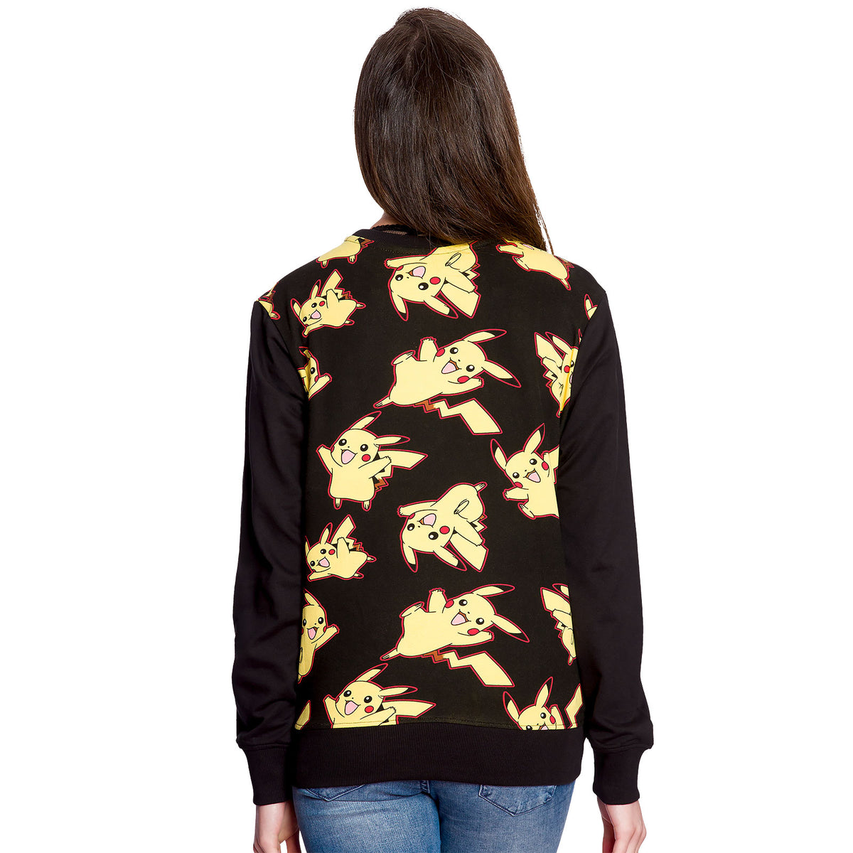 Produktbild Pokemon - Pikachu Sweater All Over Print schwarz