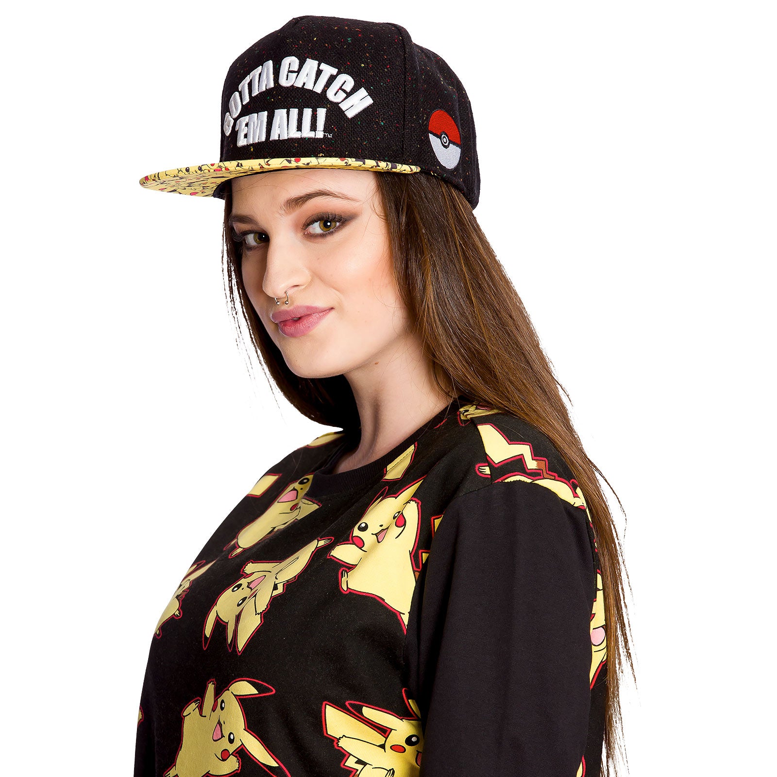 Produktbild Pokemon - Pikachu Sweater All Over Print schwarz