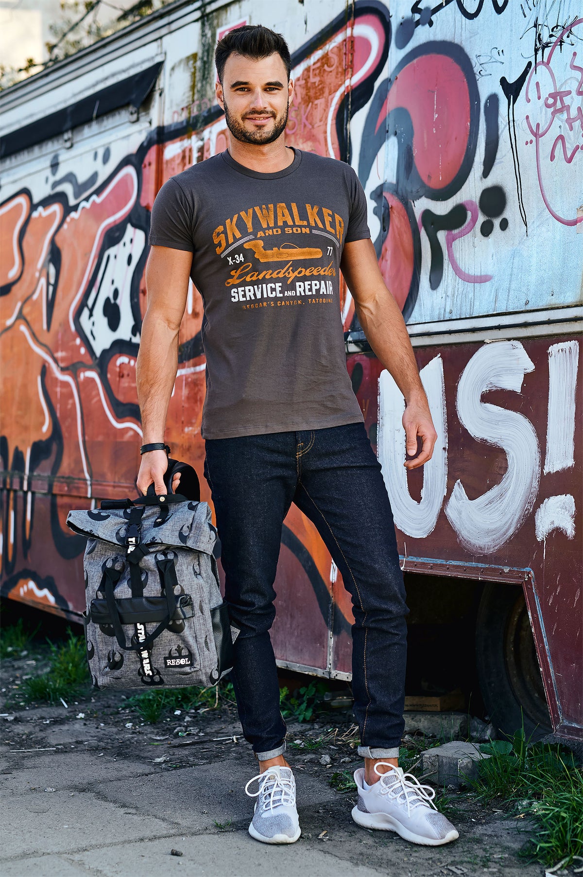 Produktbild Star Wars - Landspeeder T-Shirt grau