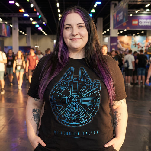 Produktbild Star Wars - Millennium Falcon T-Shirt schwarz