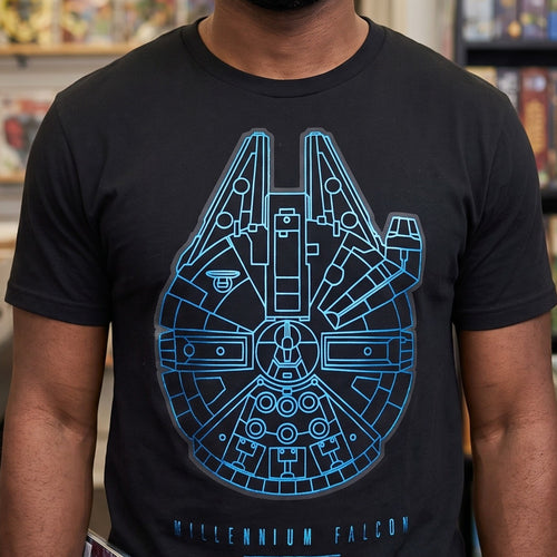 Produktbild Star Wars - Millennium Falcon T-Shirt schwarz