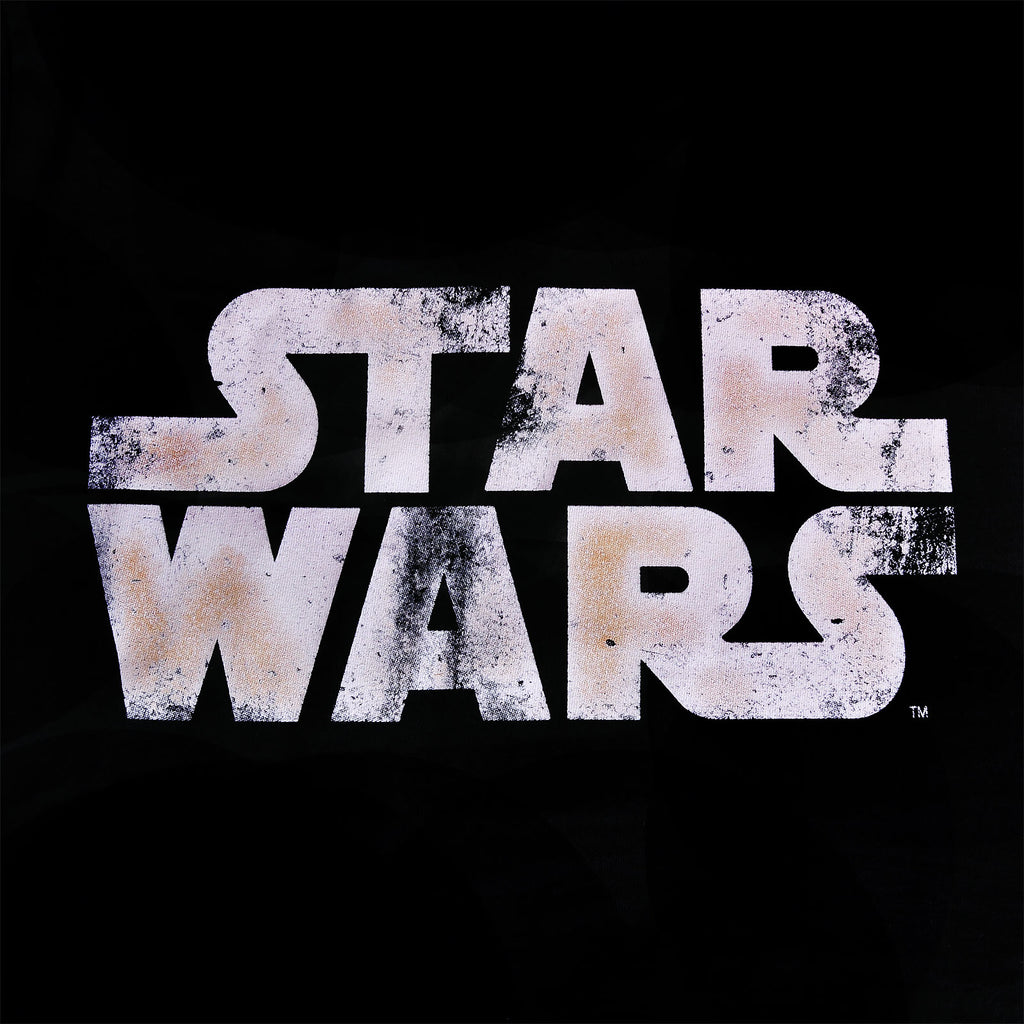 Produktbild Star Wars - Distressed Logo Girlie Shirt schwarz
