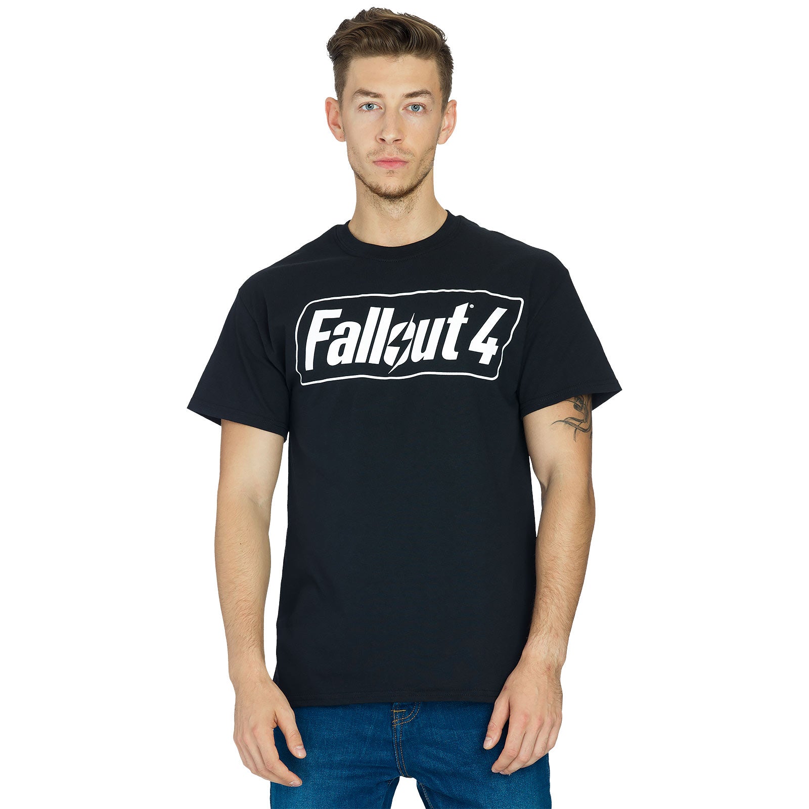 Produktbild Fallout 4 - Game Logo T-Shirt schwarz