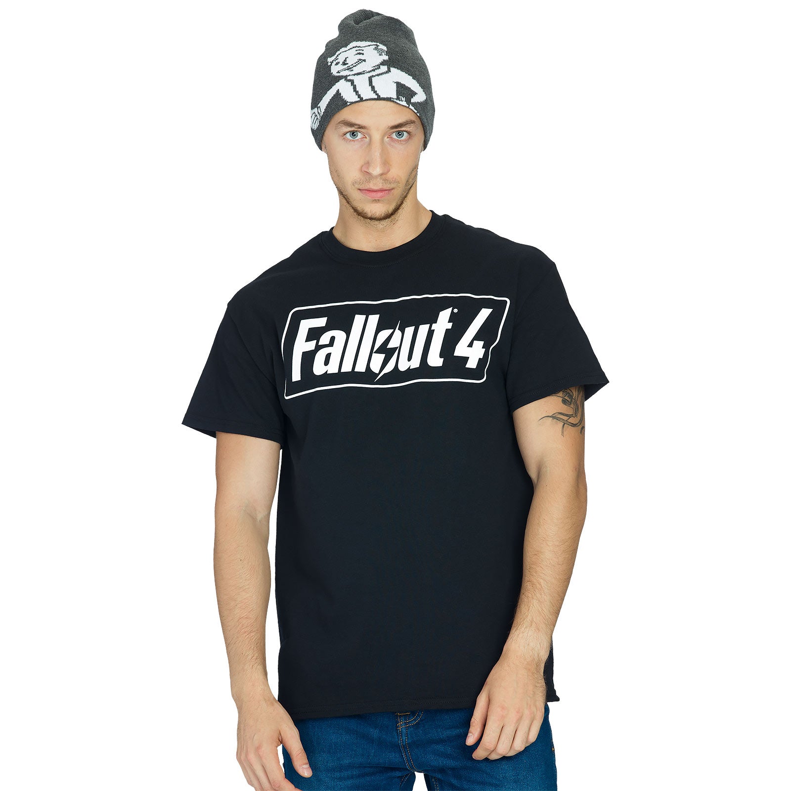 Produktbild Fallout 4 - Game Logo T-Shirt schwarz