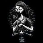 Produktbild Nightmare Before Christmas - Sally Girlie Shirt schwarz