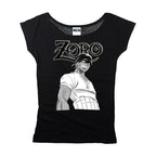 Produktbild One Piece - Roronoa Zoro Girlie Shirt schwarz