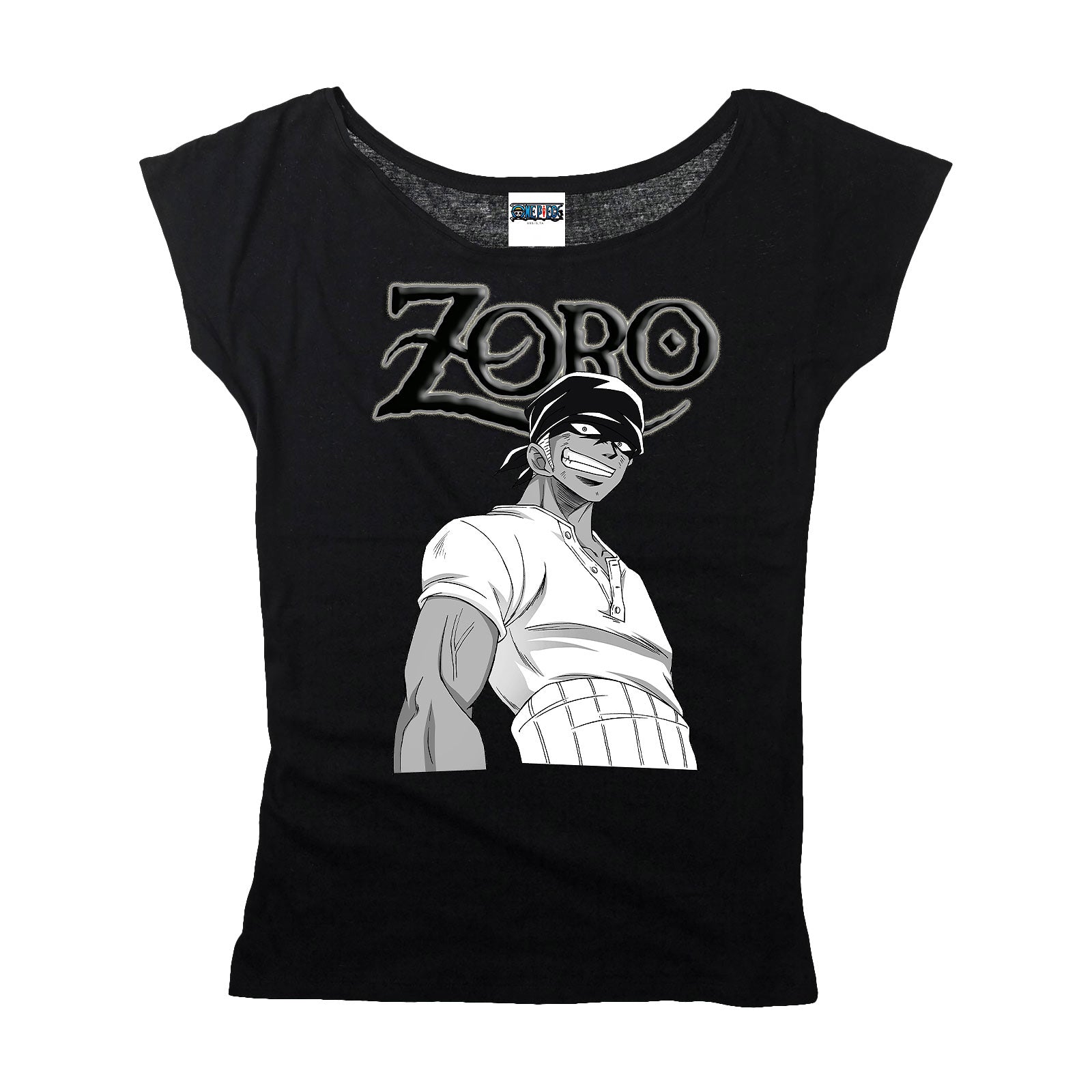 Produktbild One Piece - Roronoa Zoro Girlie Shirt schwarz