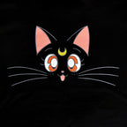 Produktbild Sailor Moon - Luna Girlie Shirt schwarz