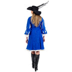 Produktbild Königliche Musketierlady - Kostüm Damen blau