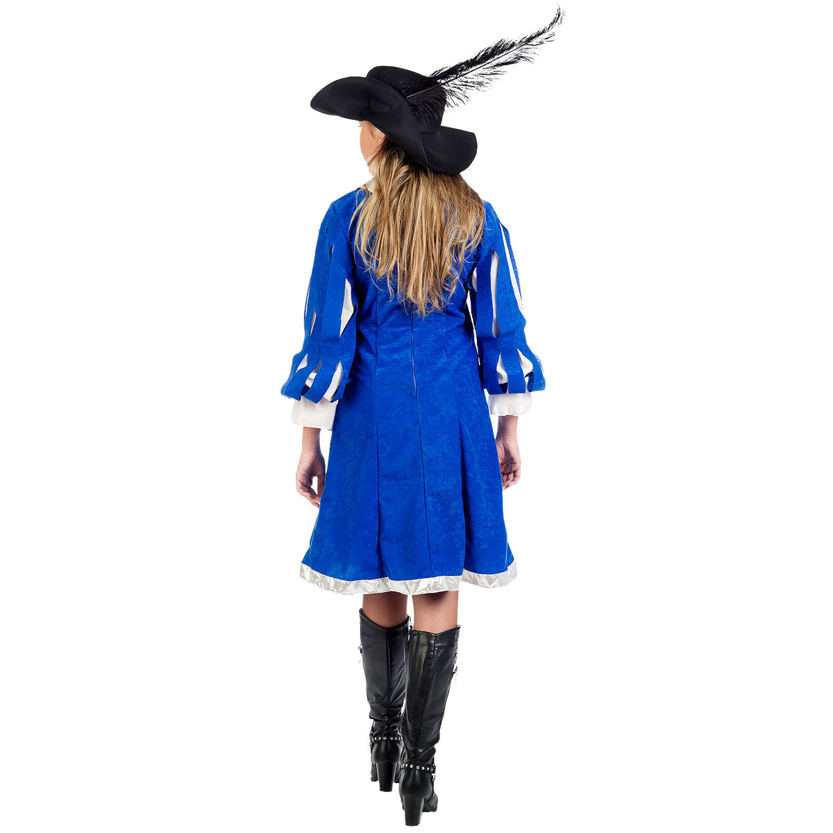 Produktbild Königliche Musketierlady - Kostüm Damen blau