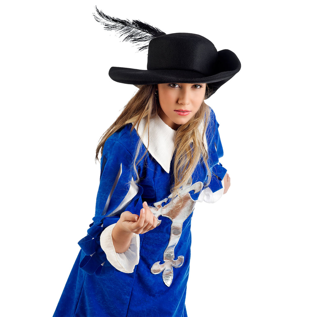 Produktbild Königliche Musketierlady - Kostüm Damen blau