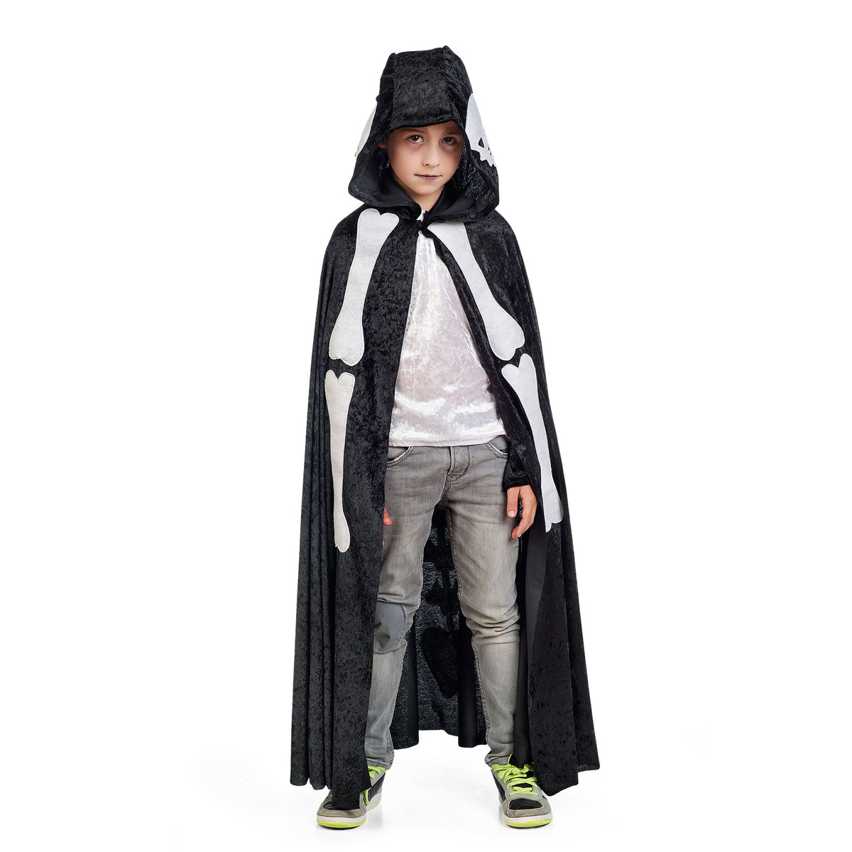 Produktbild Halloween Skelett Cape - Kostüm Kinder