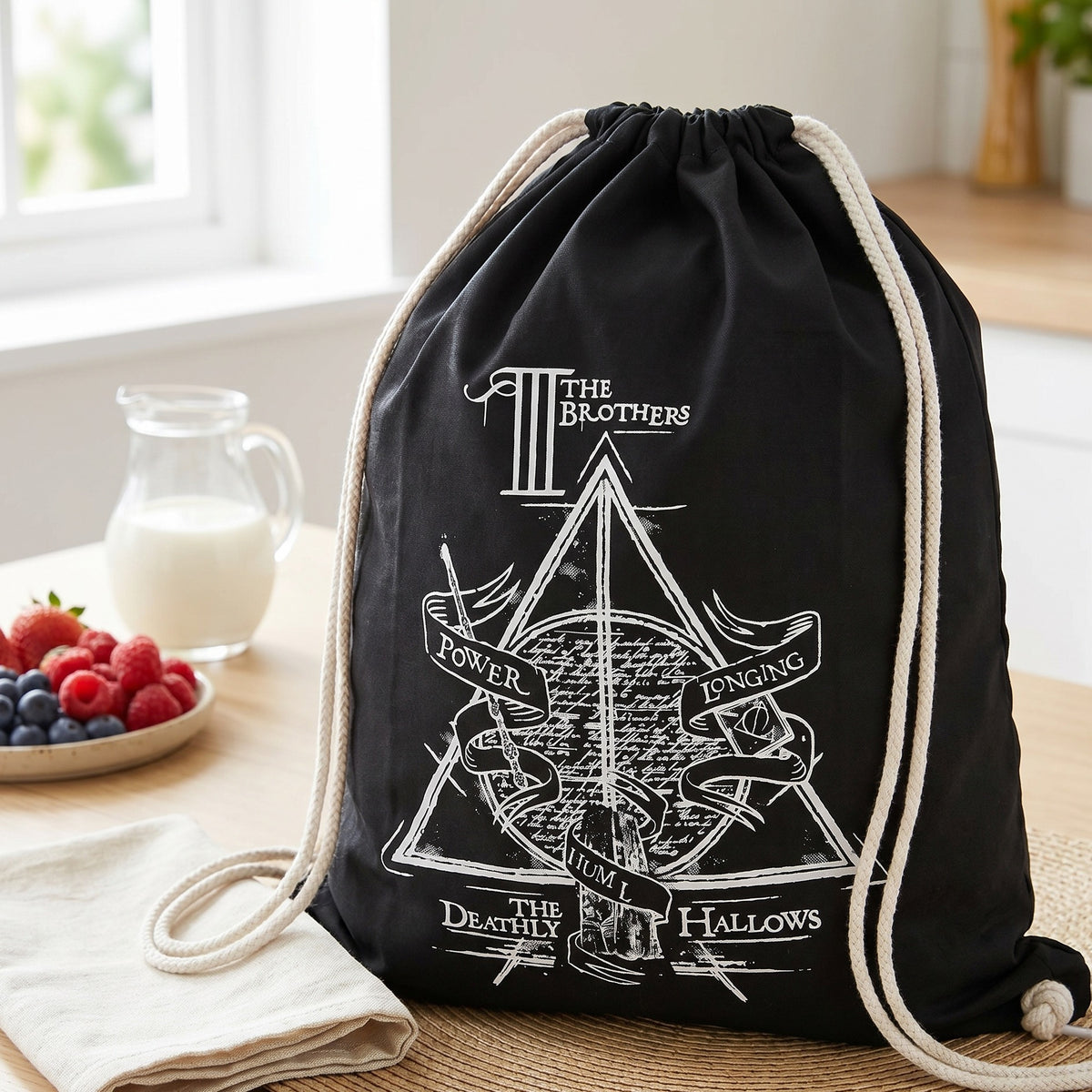 Produktbild Harry Potter - Die Drei Brüder Sportbag schwarz