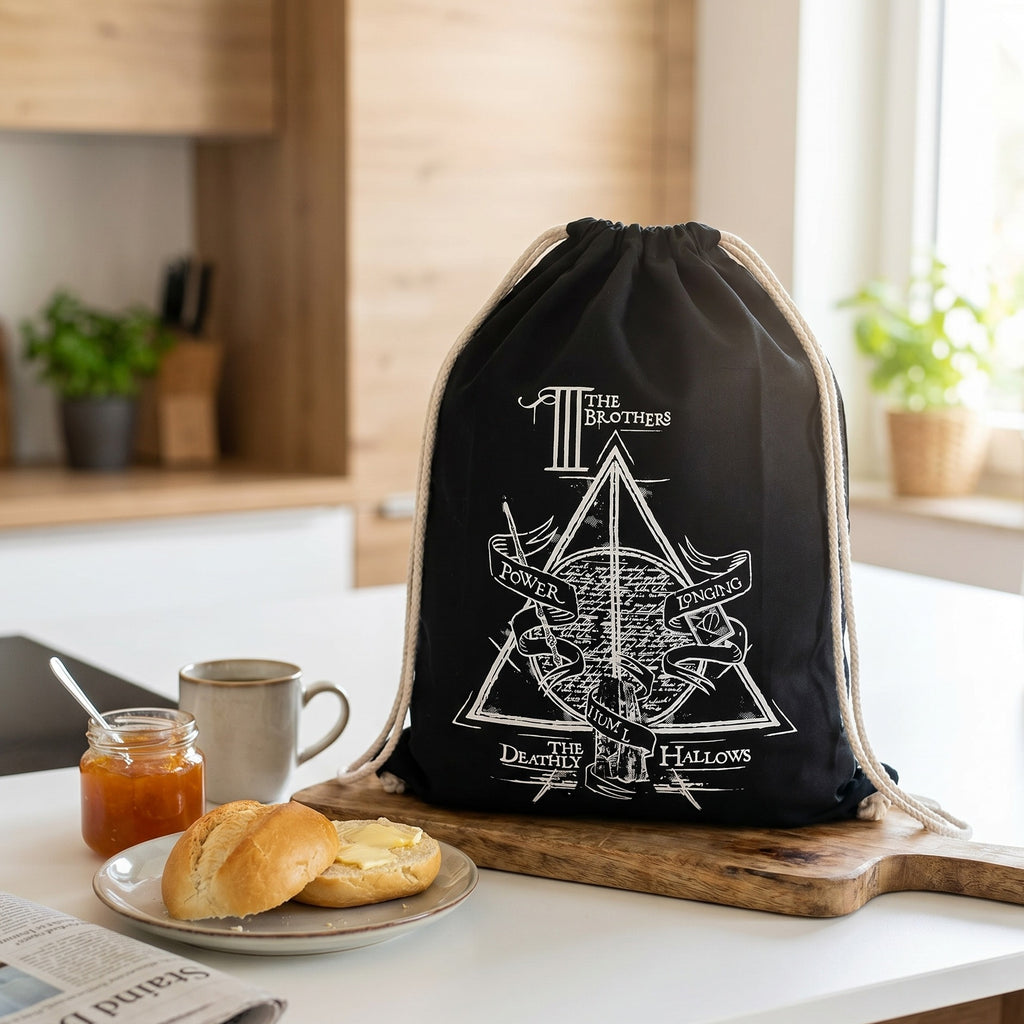 Produktbild Harry Potter - Die Drei Brüder Sportbag schwarz