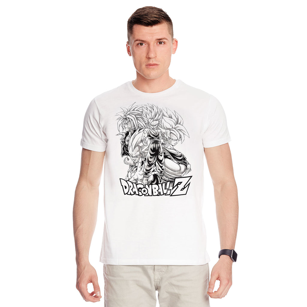 Produktbild Dragon Ball - Saiyajin Group T-Shirt weiß