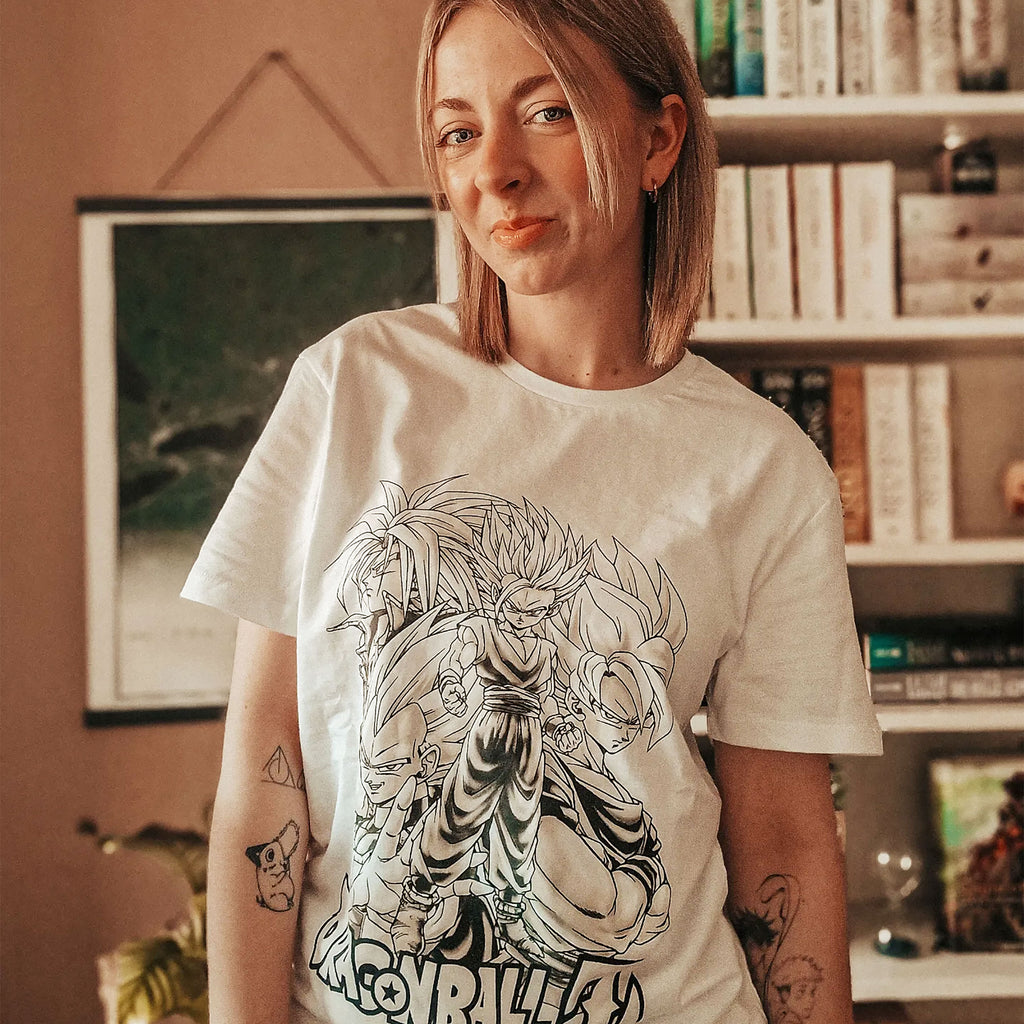 Produktbild Dragon Ball - Saiyajin Group T-Shirt weiß