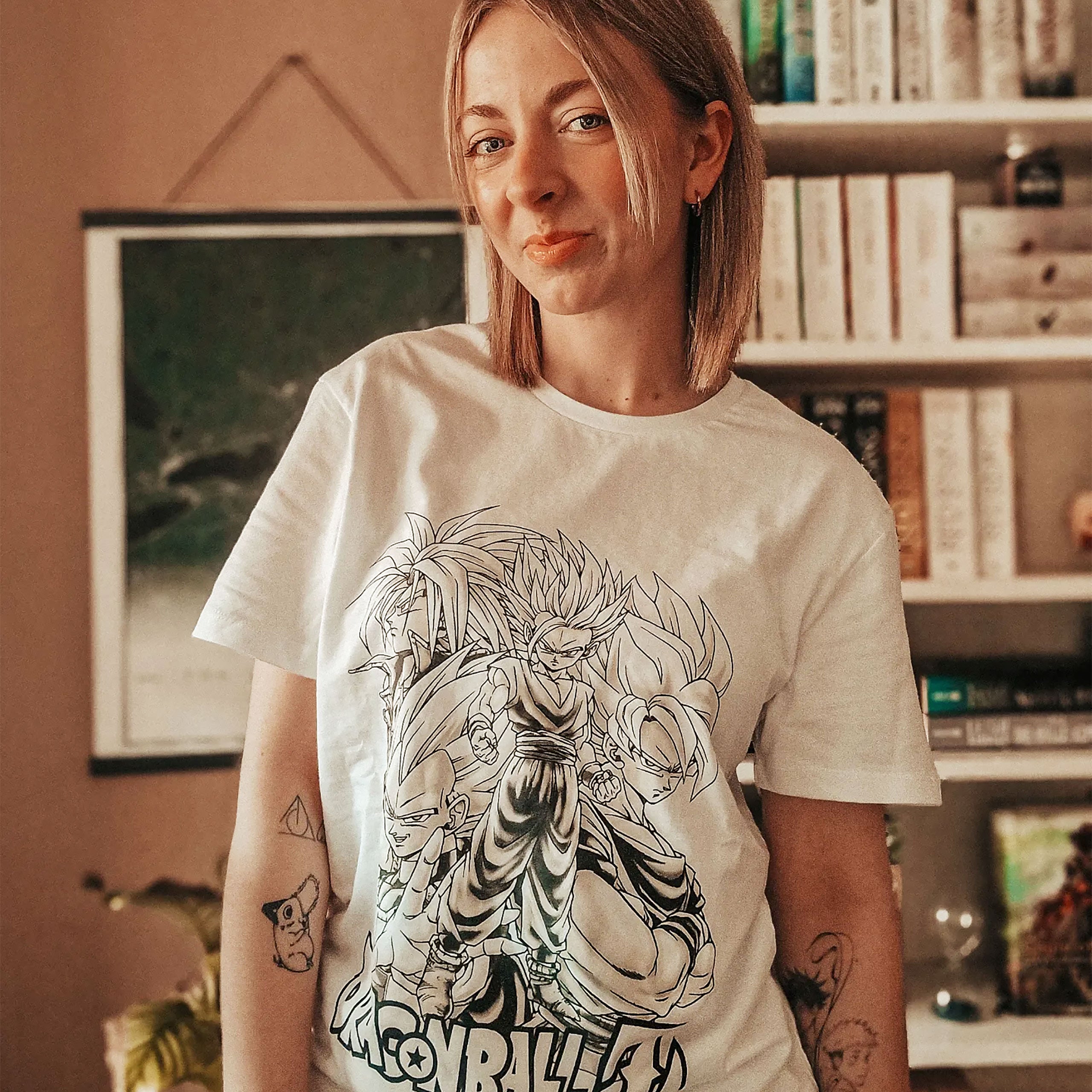 Produktbild Dragon Ball - Saiyajin Group T-Shirt weiß