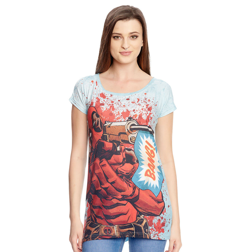 Produktbild Deadpool - Bang Girlie Shirt Bang Loose Fit blau
