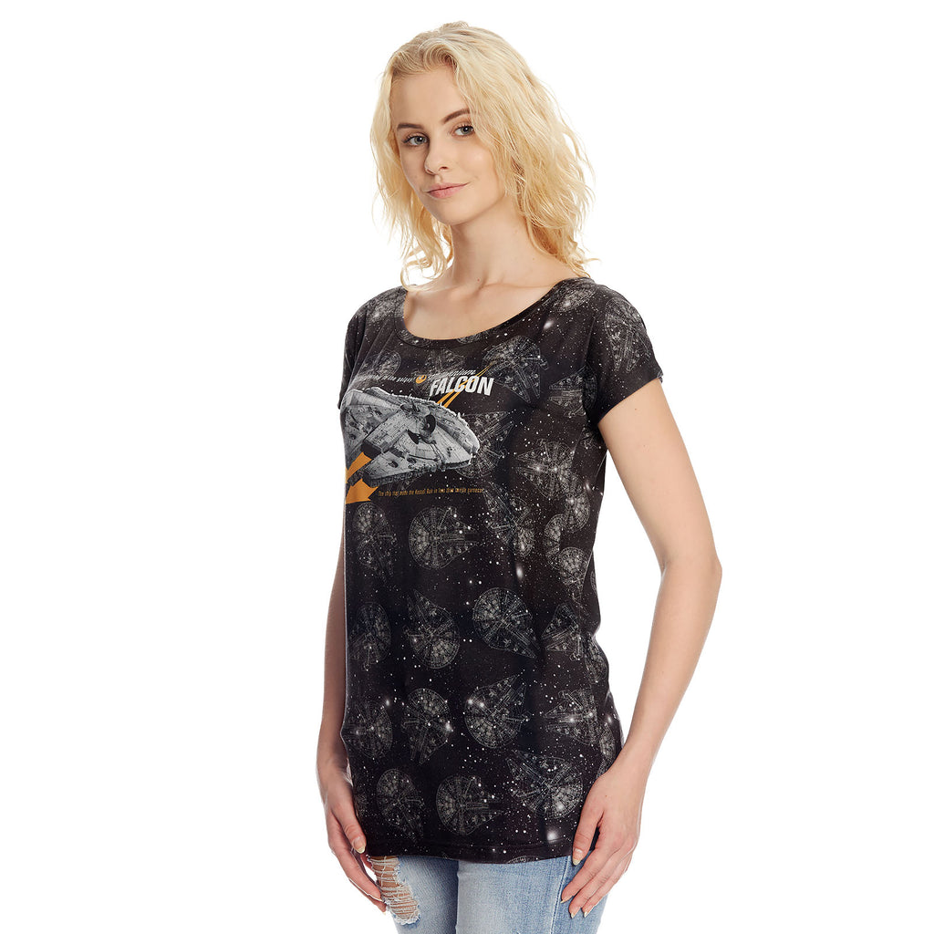 Product image Star Wars - Millennium Falcon Girlie Shirt Loose Fit