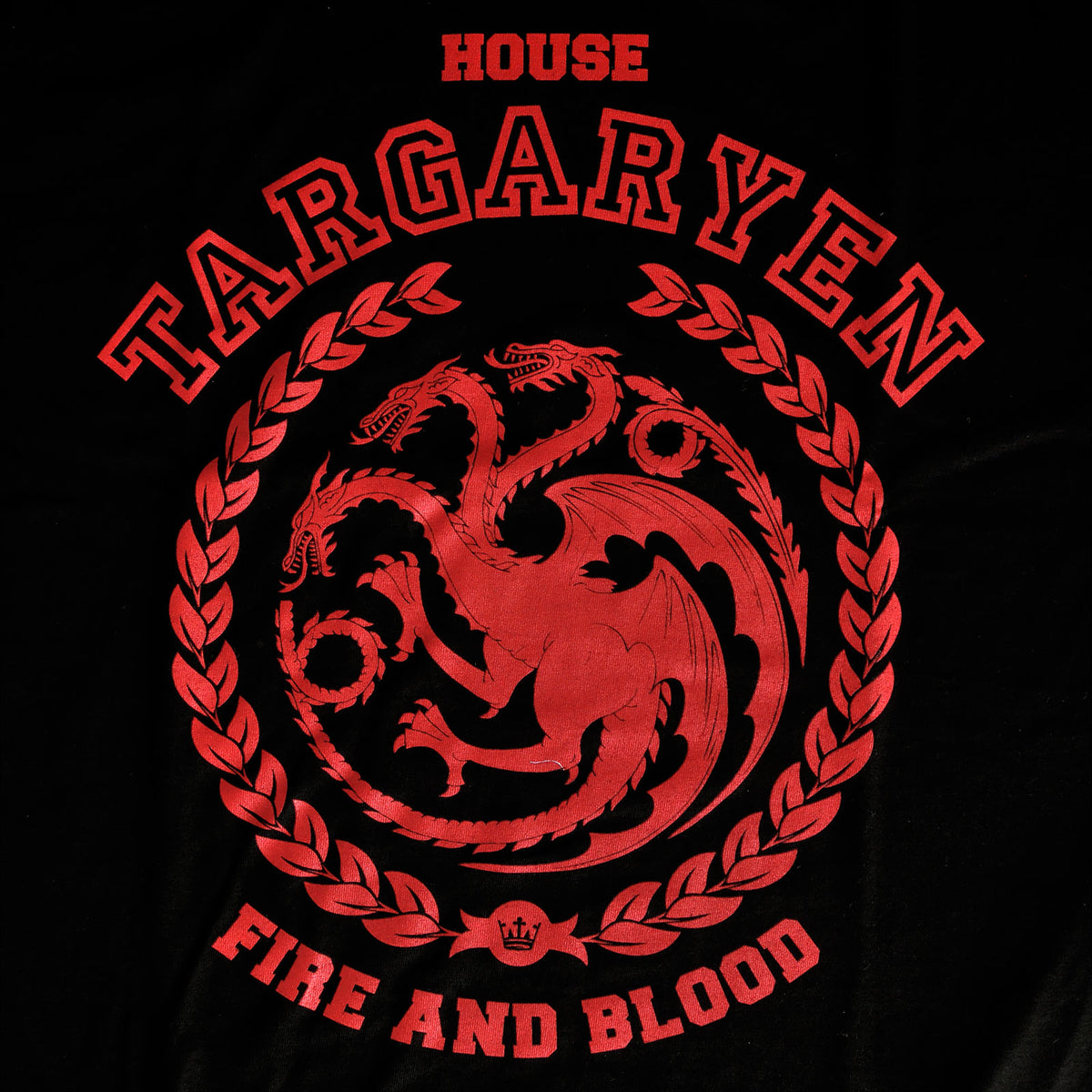 Produktbild Game of Thrones - Targaryen Wappen T-Shirt schwarz