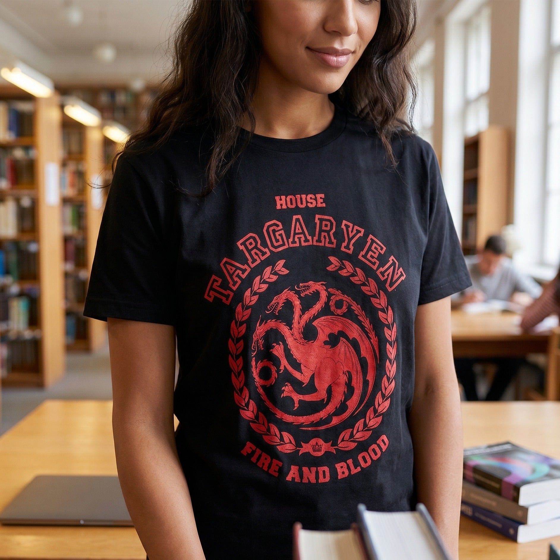 Produktbild Game of Thrones - Targaryen Wappen T-Shirt schwarz